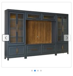 Alexander Midnight Blue Entertainment Wall (SKU: 11(contact info removed)) from RC Willey.