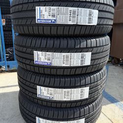 235/60/18 Michelin 4 New Tires Installed And Balanced 50,000 Miles Warranty