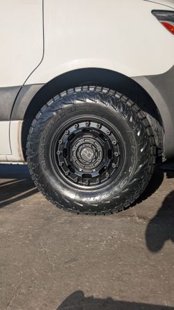 17x8 Black Rhino Atlas Matte Black 6x130