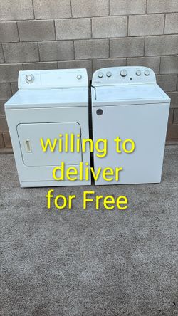 Whirlpool Washer And Electric Dryer Set