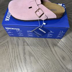 Birkenstocks Boston Pink Shoes Size 37 , 41
