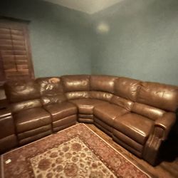 Leather Sectional Sofa 2 Power 