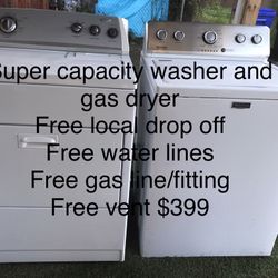 Maytag Washer Whirlpool Gas Dryer