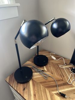 Adjustable Height Lamps w/usb Port
