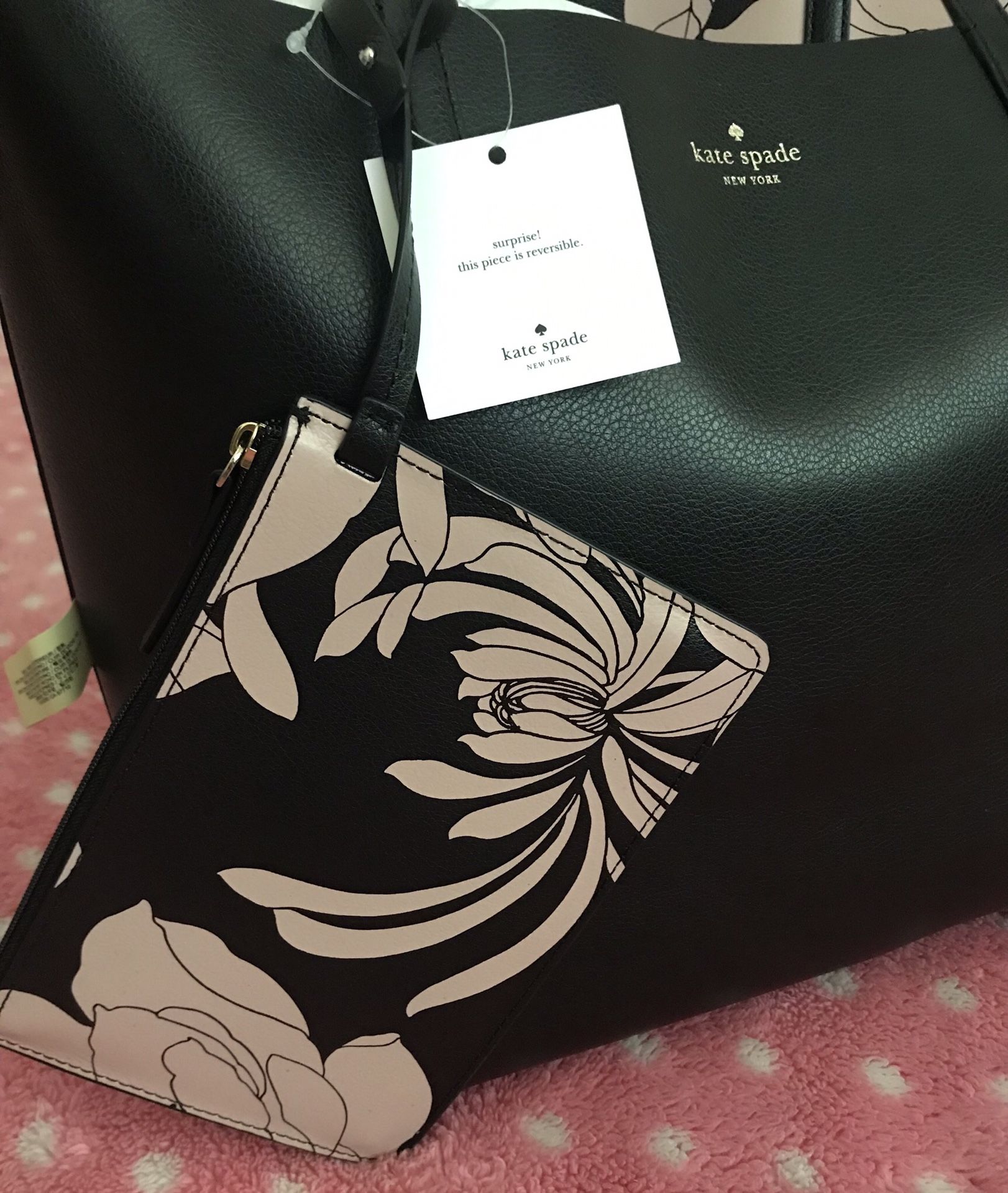 Kate Spade Floral Mya Reversible Tote 