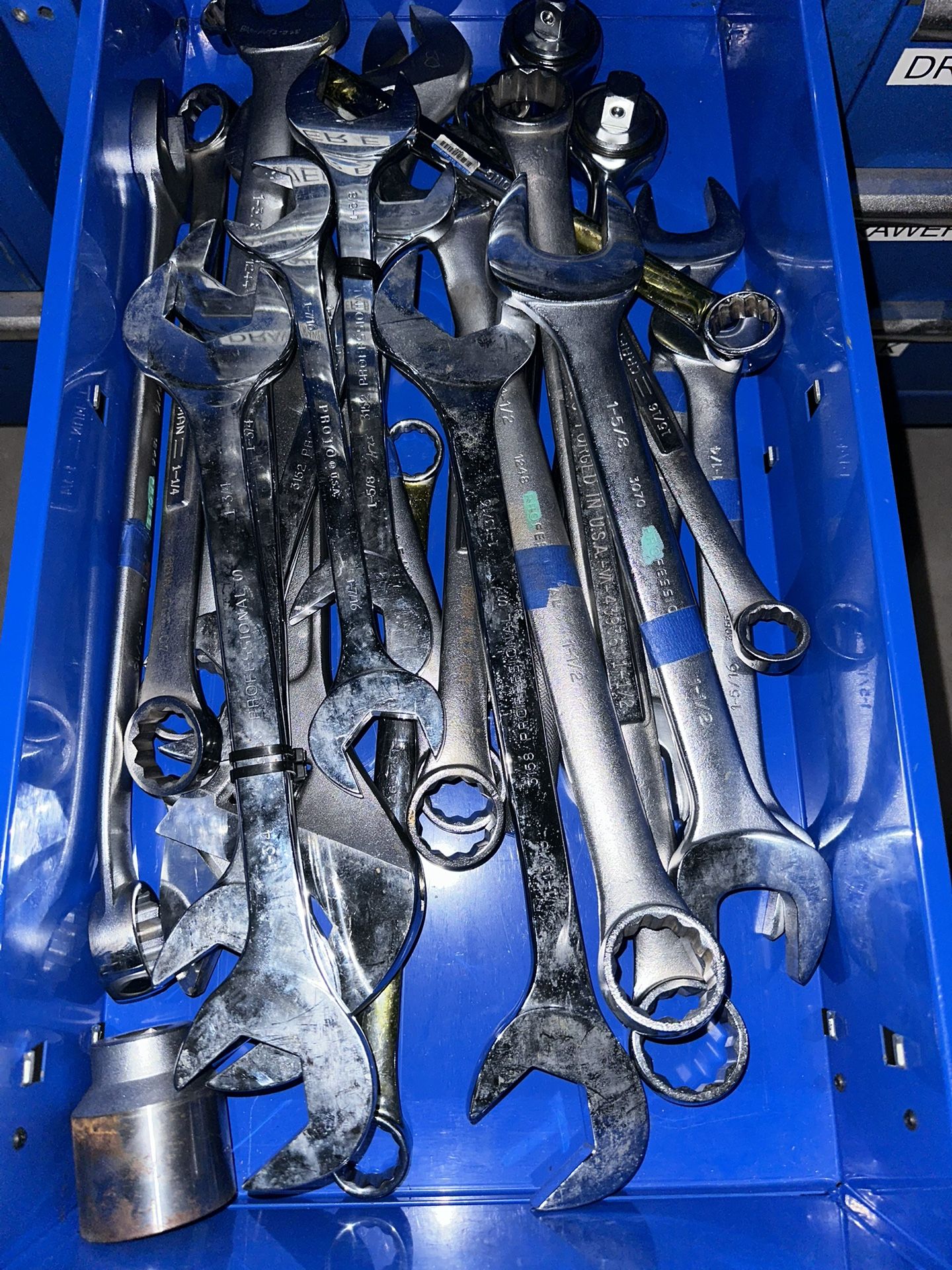 Various Hand Tooling, Cutters, Hammers, Screwdrivers.