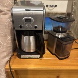 Cuisinart Extreme Brew Coffee Maker + Grinder Set, Stainless Steel 