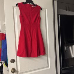 French Connection Red Dress Size 4