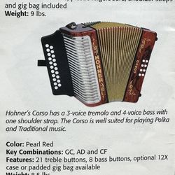 Horner Corso Accordion 