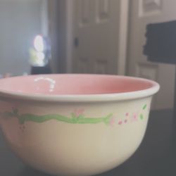 Homemade Pink Bowl