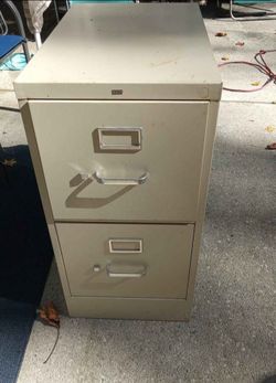 2-Drawer Metal Filing Cabinet