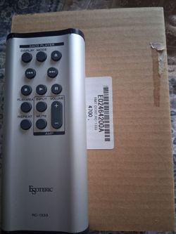 Remote Control for Esoteric