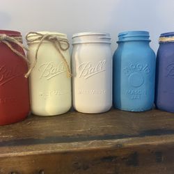 Painted Mason Jars