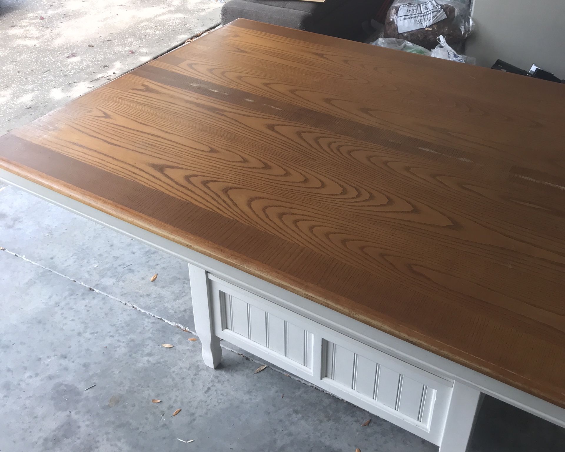 Solid Wood Farmhouse Style Dining Table