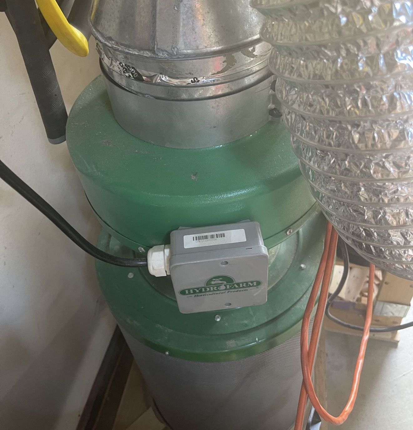 Hydrofarm 8” Active Air Inline Fan (Green)