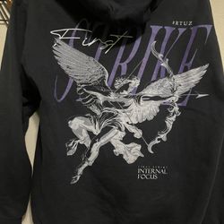 Eternal Focus Graphic Hoodie Size M  