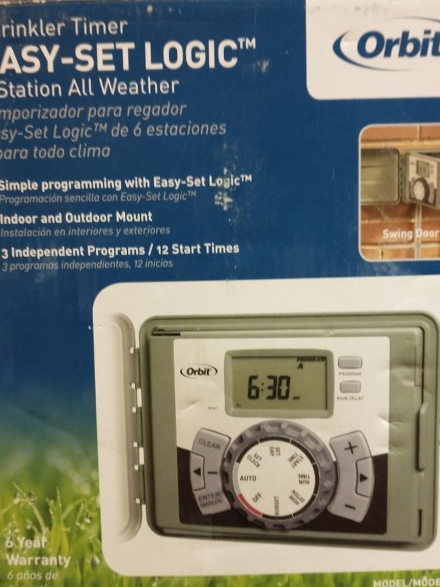 Sprinkler Timer, Open Box Never Used