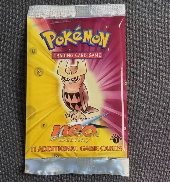Vintage Pokemon Pack. Sealed Sleeved Pack