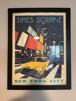 Plastic front artwork picture New York