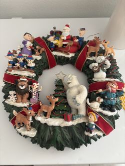 🎄 Rudolph the Red-Nosed Reindeer Collectible Christmas Wreath – Rare!