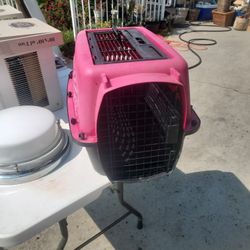 Dog Crate Medium. $ 20. Opens Infront And Top Of Crate