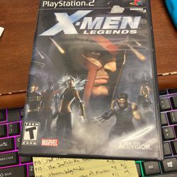 PlayStation2- X-men Legends