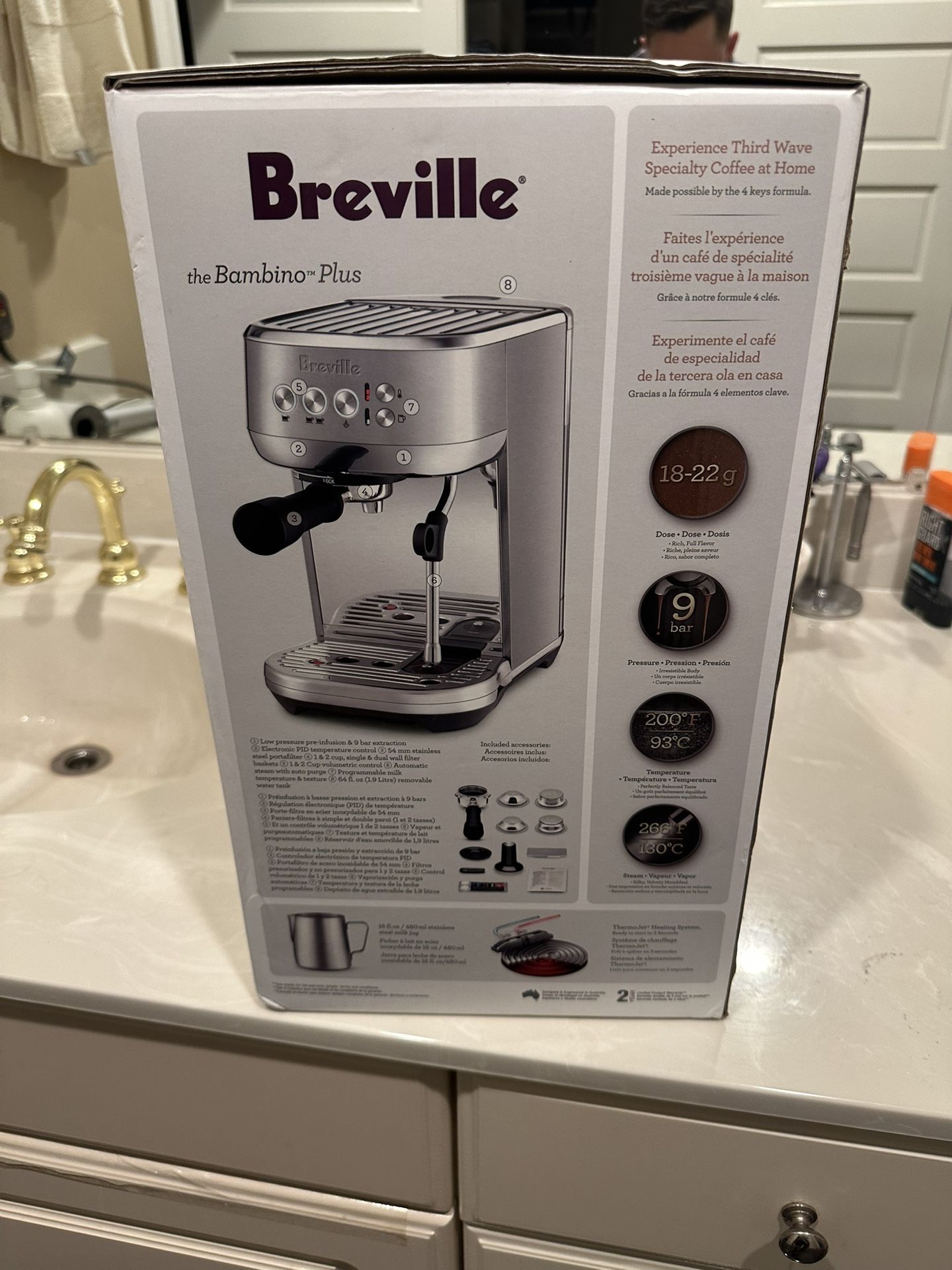 Breville Bambino Plus - Brand new Sealed