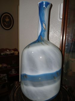 Unusual art glass vase