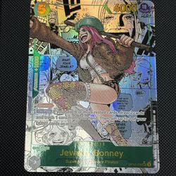 2025 ONE PIECE OP12-118 LEGACY OF THE MASTER MANGA ALT ART JEWELRY BONNEY