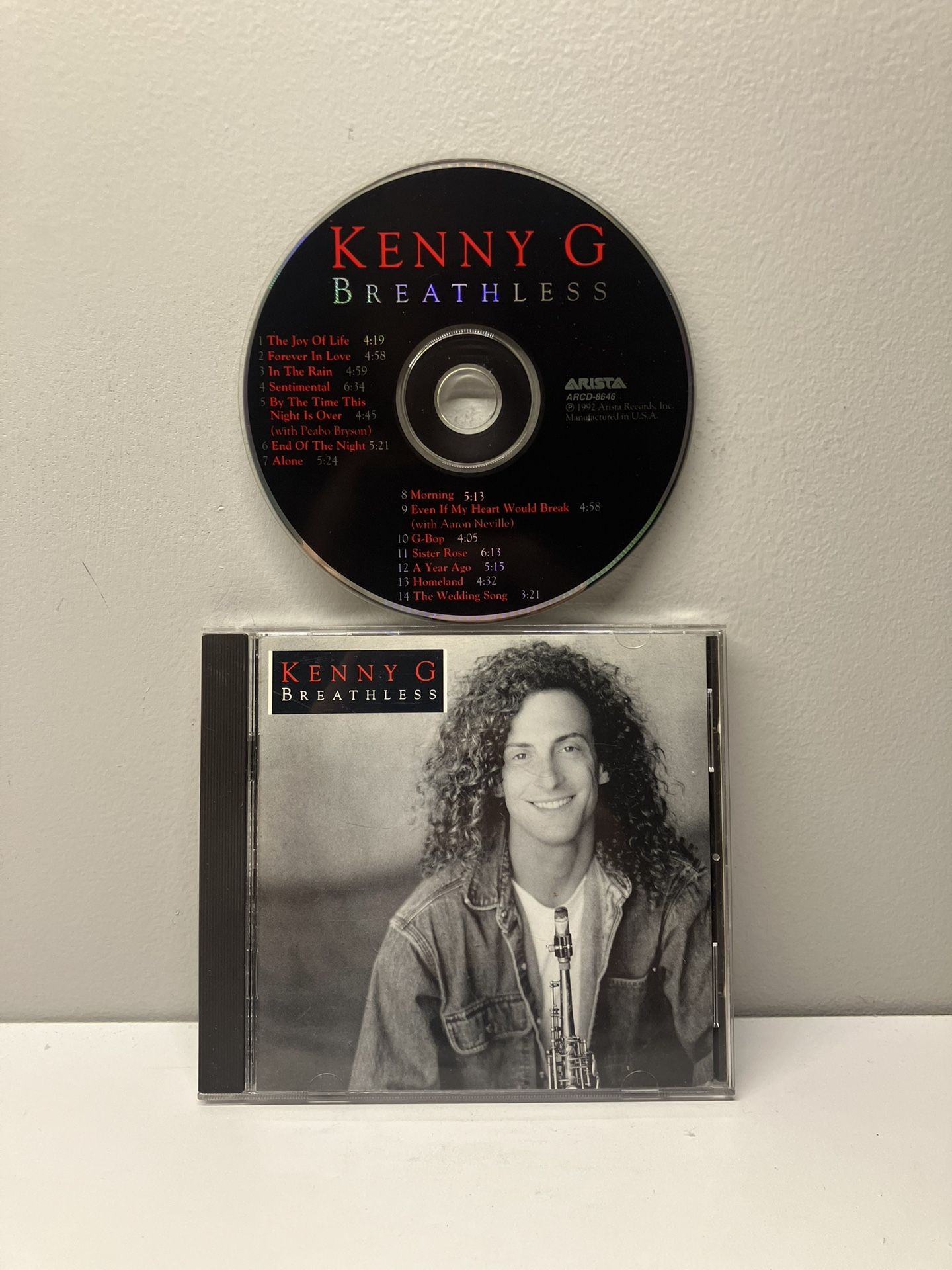 Kenny G - Breathless CD W/ 16 Page Booklet - Excellent Condition