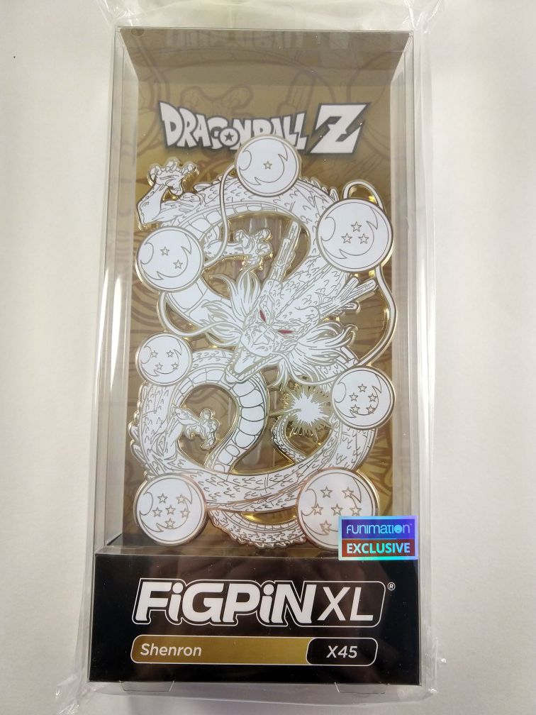 New Figpin Funimation Dragonball Z Shenron XL Limited Edition White Gold