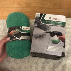 Car Wash Sponge And 2 And 1 Foam Cannon