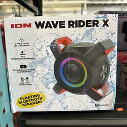 ION Wave Rider X Floating Bluetooth Speaker Brand New In Box 