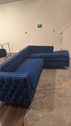 102.5 Navy Blue sofa