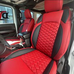 Leather seat Covers For 2018-2023 JEEP WRANGLER 4Dr