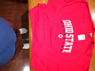 Ohio State Buckeyes Red Sweatshirt with Tags