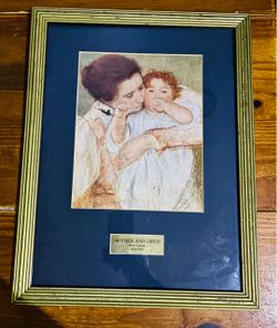 Mother and child painting