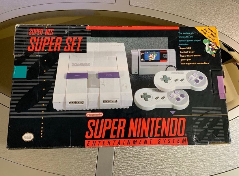 Super Nintendo SNES Super Set SNS-001 (BOX ONLY)