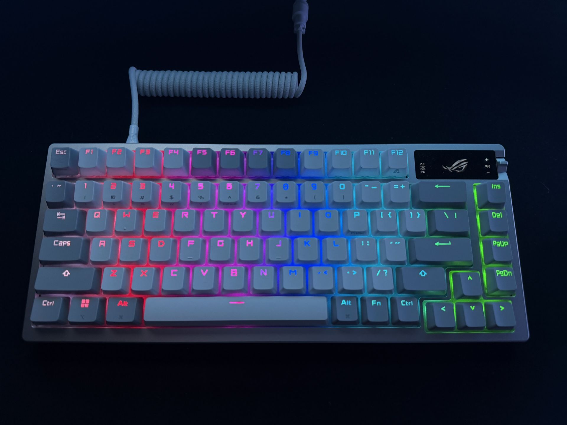 ASUS ROG Gaming Keyboard White Storm Switch-Refined clicky