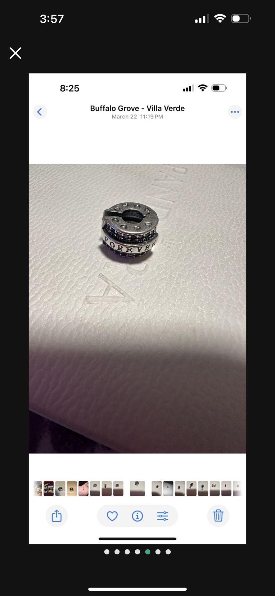 Pandora Forever Clip Charm