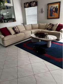 Ethan Allen sectional with queen bed