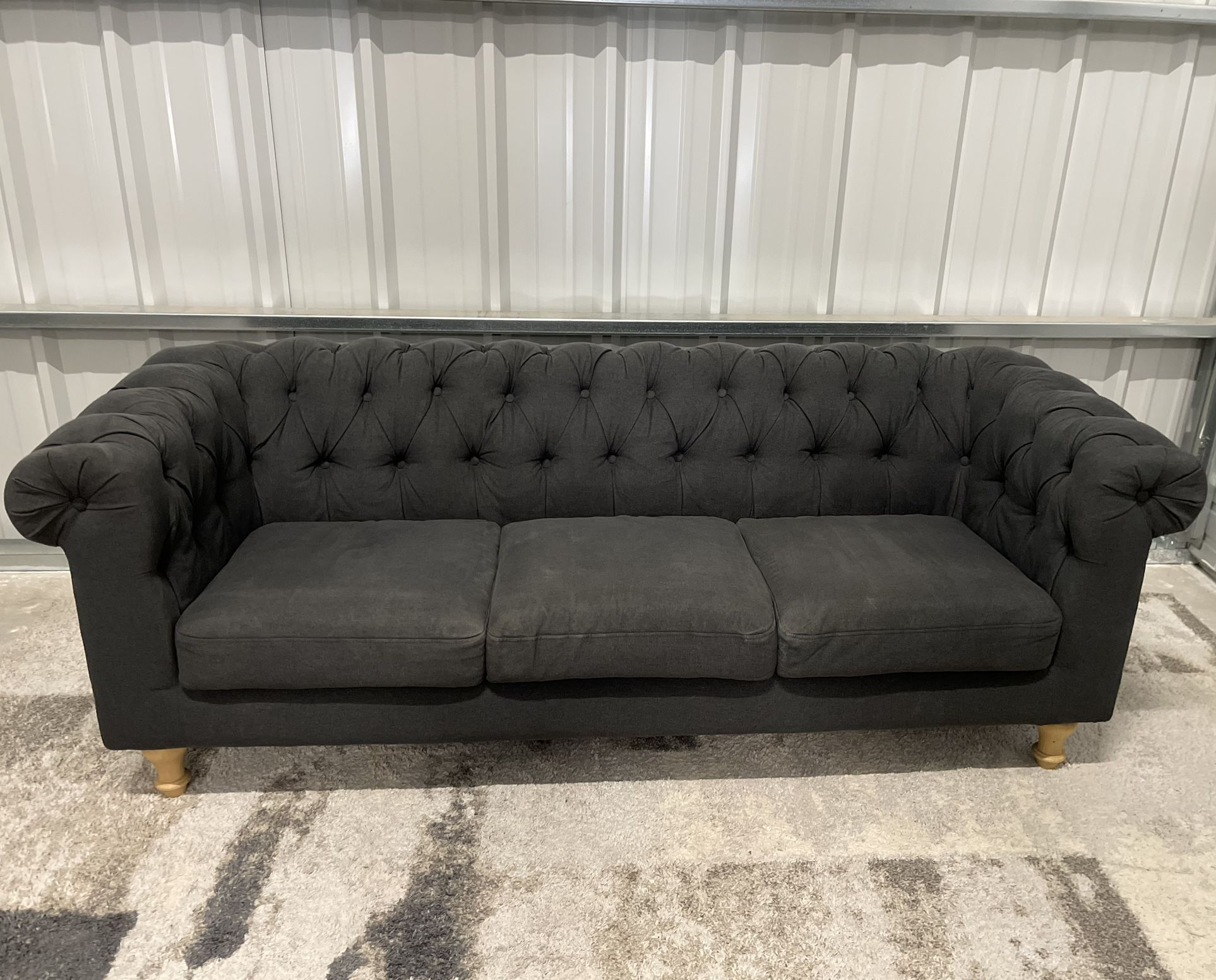 World Market Quentin Chesterfield 3 Seater Sofa