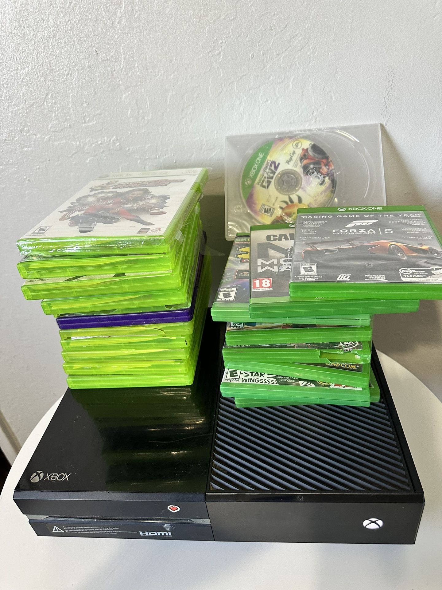 Xbox one video game with games all for $60