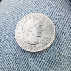 Very Very Very Rare Very Very Expensive Susan B Anthony 1979 Silver Dollar Make Me A Offer Worth Listening To It's Close To A Million Dollar Coin