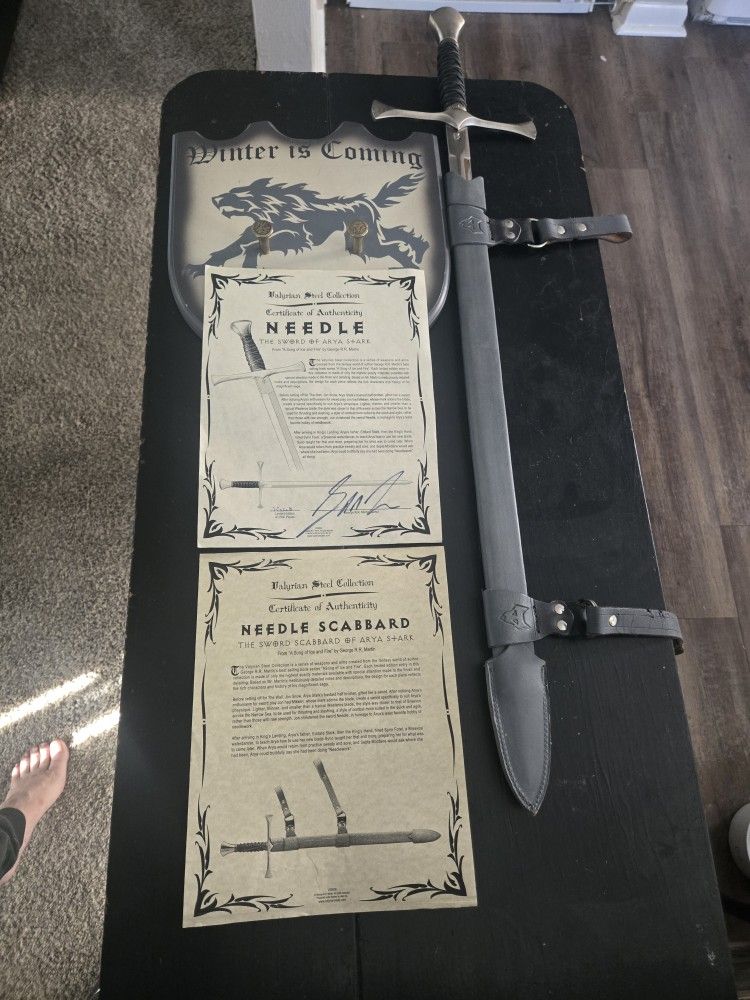 Needle. Arya Stark. Certified.