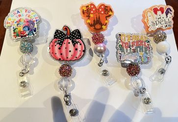 Halloween badge reels