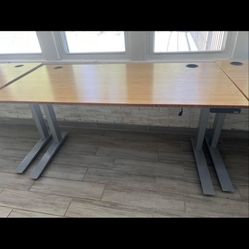 jarvis standing desk with bamboo desktop