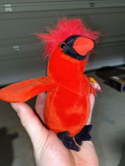 Beanie Babies - Mac the Cardinal (Rare!)