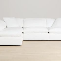 White Clould like sectional