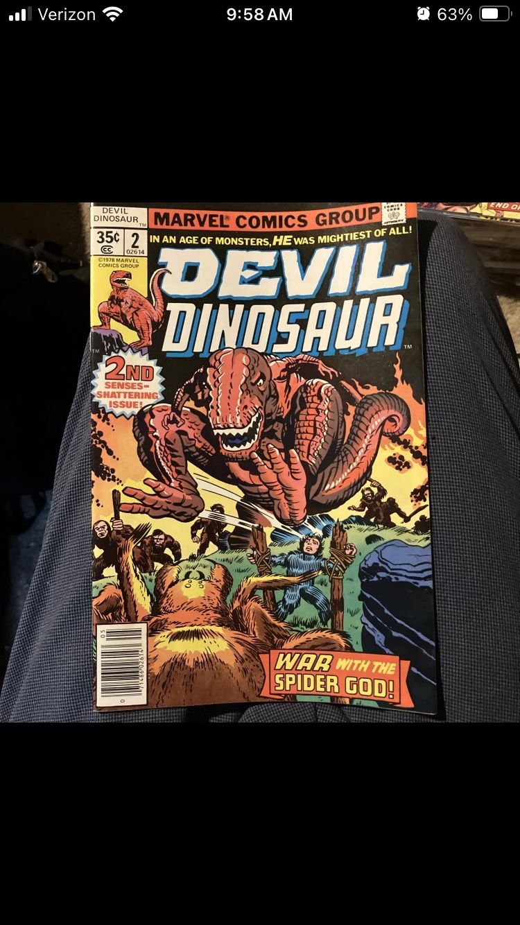 Devil Dinosaur #2 VF RAW 1978 Bronze Age Jack Kirby